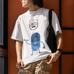 T-shirt oversize imprimé H/F